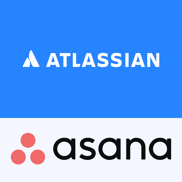 Atlassian and Asana logos