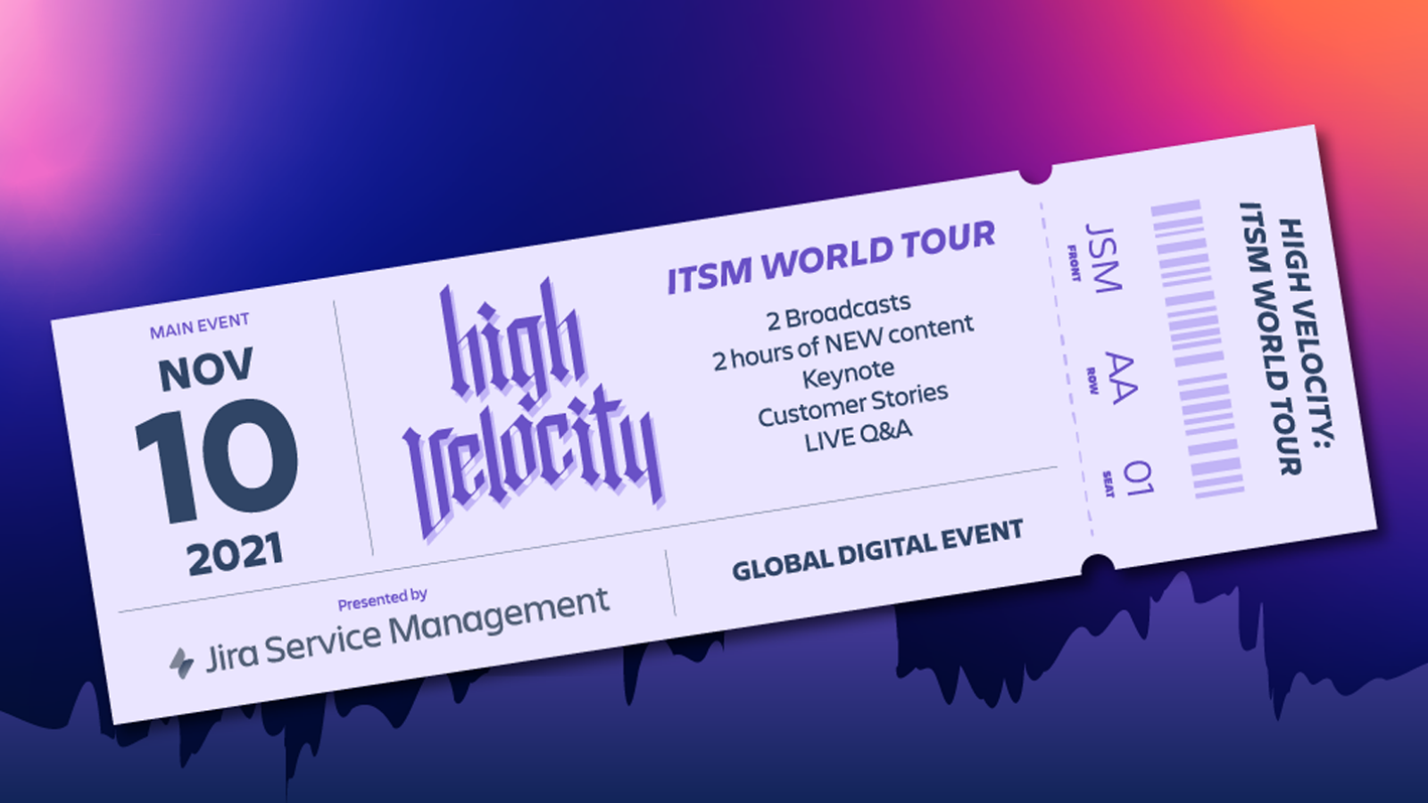 Atlassian, High Velocity, ITSM, World Tour